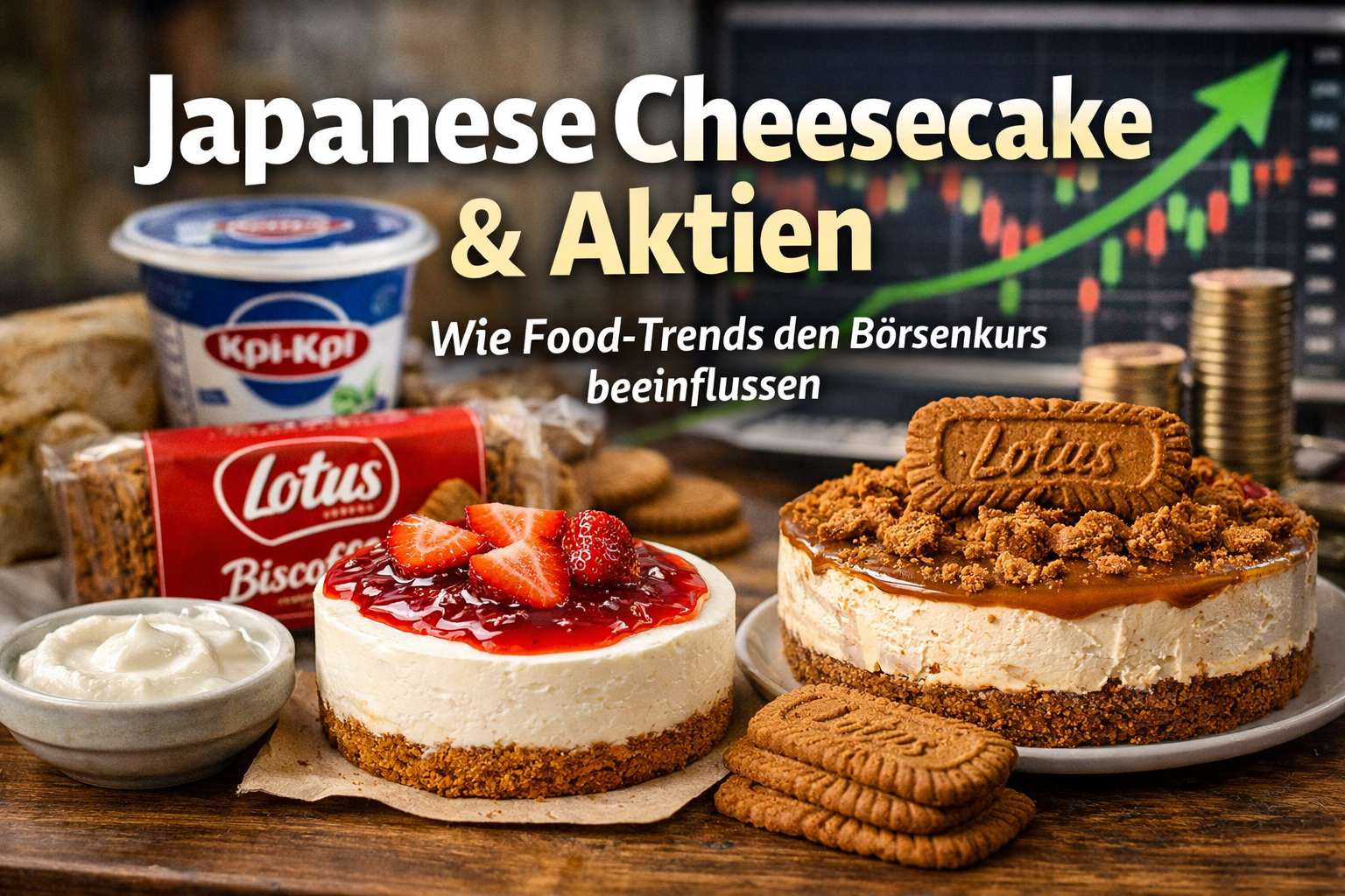 Japanese Cheesecake Social Media Hype und zwei Aktien